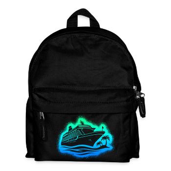 Croisière, croisière, croisieurs - Sac à dos Enfant - noir - Devant