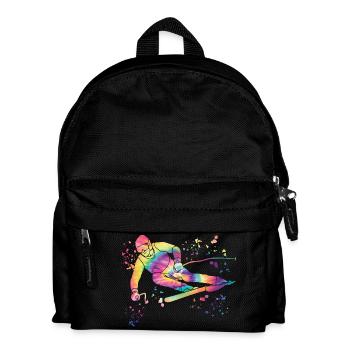 Alpine skiing Winter sports Nordic skiing - Kids' Backpack - black - Front