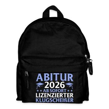 Abitur réussi en 2026 Examen final - Sac à dos Enfant - noir - Devant