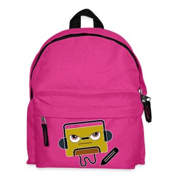 BlockAudio Serious Writing Retro-Kassette - Kinder Rucksack - Fuchsia - Vorne