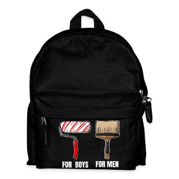 Peindre, c’est une affaire sérieuse - Sac à dos Enfant - noir - Devant