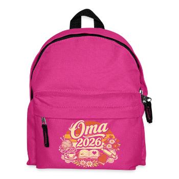 Grandma 2026 | Pregnancy Announcement Women - Kids' Backpack - fuchsia - Front