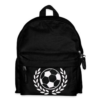 Siegeskranz Fußball logo - Kinder Rucksack - Schwarz - Vorne