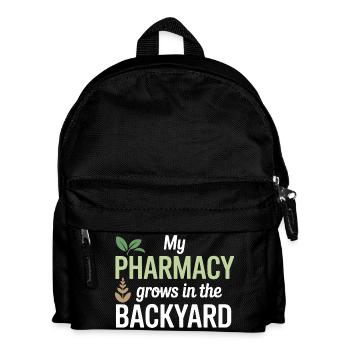 Zertifizierte Klinisch-Bio-Pharmakologie-Bekleidung - Kinder Rucksack - Schwarz - Vorne
