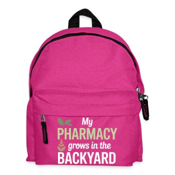 Zertifizierte Klinisch-Bio-Pharmakologie-Bekleidung - Kinder Rucksack - Fuchsia - Vorne