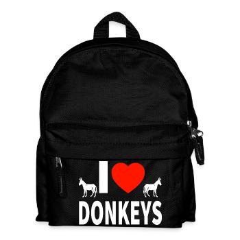 donkey - Kids' Backpack - black - Front