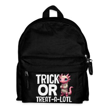 Cute Axolotl Kawaii Axolotl Lover - Kids' Backpack - black - Front