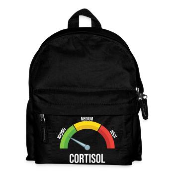 Compteur de cortisol - Sac à dos Enfant - noir - Devant
