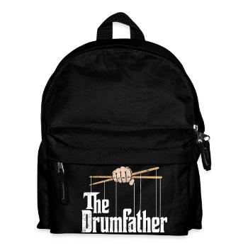 The DrumFather, conception pour batteurs et groupes de musique - Sac à dos Enfant - noir - Devant