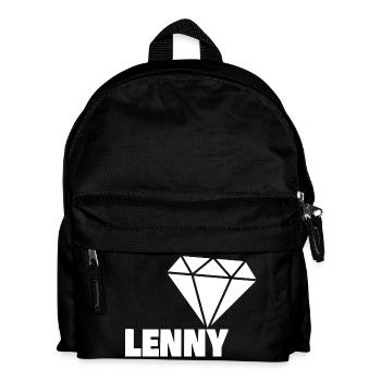Lenny as a diamond - Kids' Backpack - black - Front