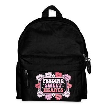 Caring Hearts: Bildung und Liebe - Kinder Rucksack - Schwarz - Vorne
