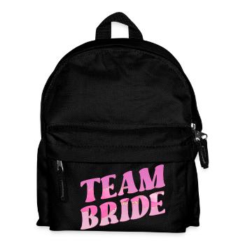 Équipe de mariage mariée - Sac à dos Enfant - noir - Devant