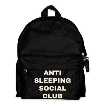 Club social anti-sommeil - Drôle - Sac à dos Enfant - noir - Devant
