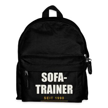 Sofa Trainer Seit 1990 - Kinder Rucksack - Schwarz - Vorne