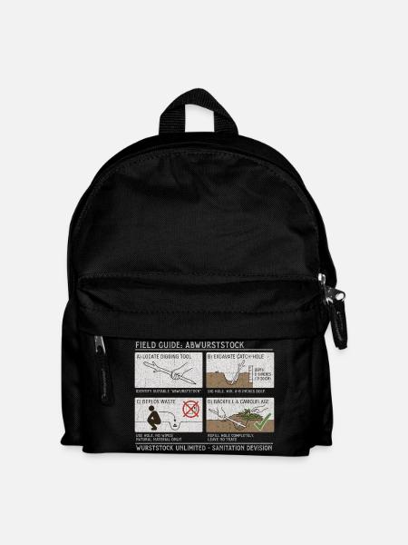 Field Guide: Wilderness Waste Sanitation - Kinder Rucksack - Schwarz