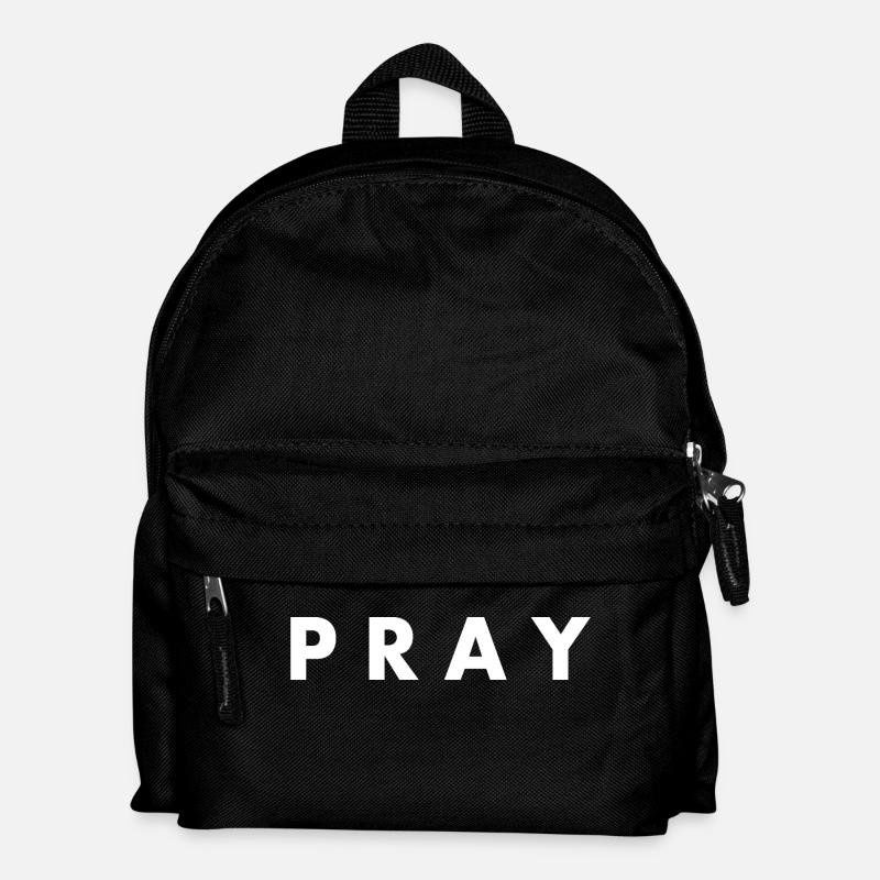 Pray - Kinder Rucksack - Schwarz