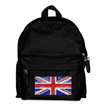 Union Jack Englische Flagge Great Britain - Kinder Rucksack - Schwarz - Vorne