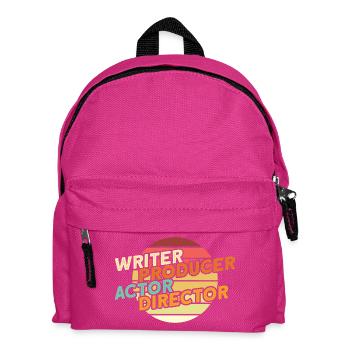 Filmmaker- Filmemacher-Action-Regisseur - Kinder Rucksack - Fuchsia - Vorne