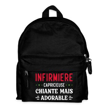 Entzückende Krankenschwester - Kinder Rucksack - Schwarz - Vorne