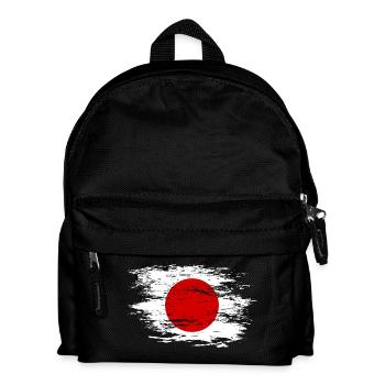 Drapeau japonais utilisé - Sac à dos Enfant - noir - Devant