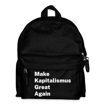 Make Capitalism Great Again - Kids' Backpack - black - Front