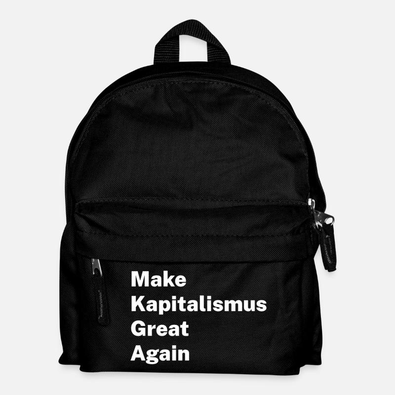 Make Kapitalism Great Again - Kinder Rucksack - Schwarz