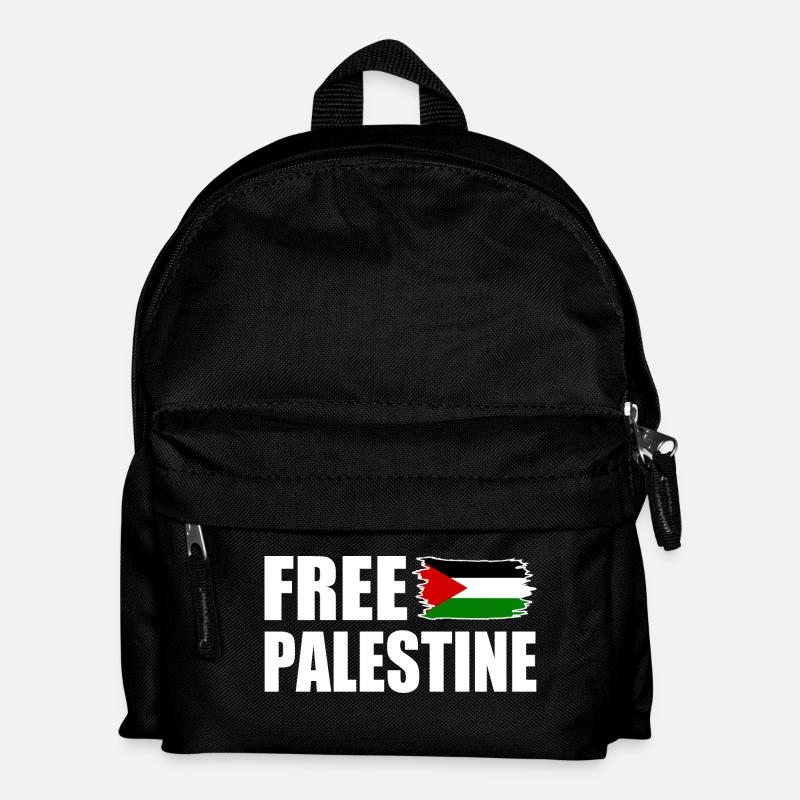 Free palestine - Kids' Backpack - black