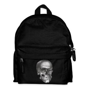 Zwinkernder Schädel - Totenkopf - Kinder Rucksack - Schwarz - Vorne