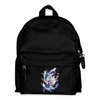Un oiseau avec la nageoire d'un poisson - Sac à dos Enfant - noir - Devant
