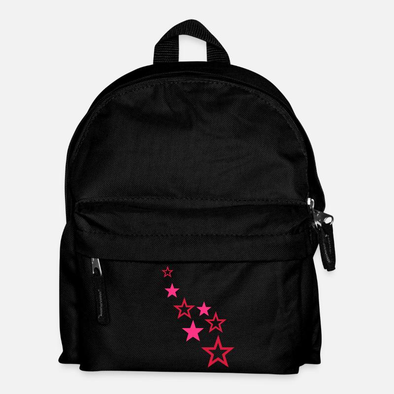 sterne - Kinder Rucksack - Schwarz
