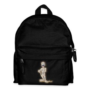 Old Funny Halloween Mummy - Kids' Backpack - black - Front