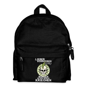 PUNK - Arsch kriechen - Kinder Rucksack - Schwarz - Vorne