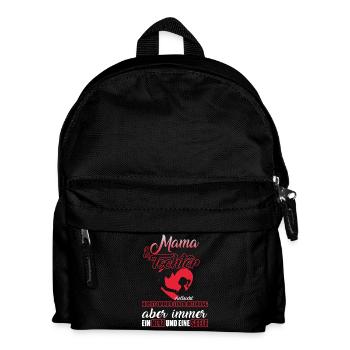 Mama Tochter - Kinder Rucksack - Schwarz - Vorne