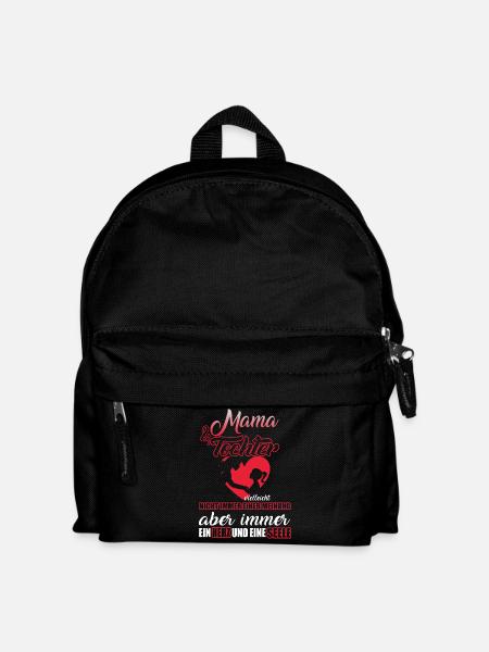 Mama Tochter - Kinder Rucksack - Schwarz
