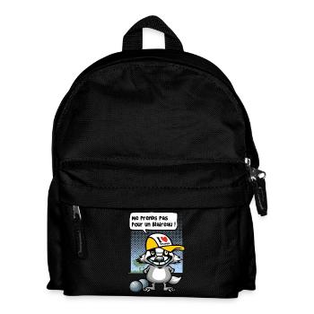 Badger bowls - Kids' Backpack - black - Front