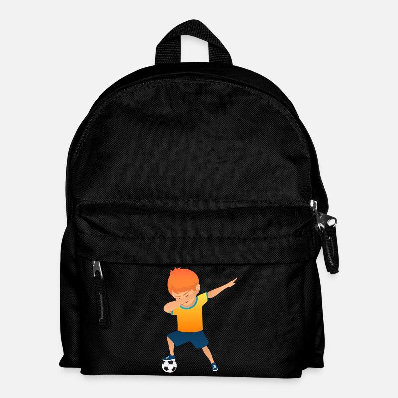 Soccer Boy Dab Dance - Kinder Rucksack - Schwarz