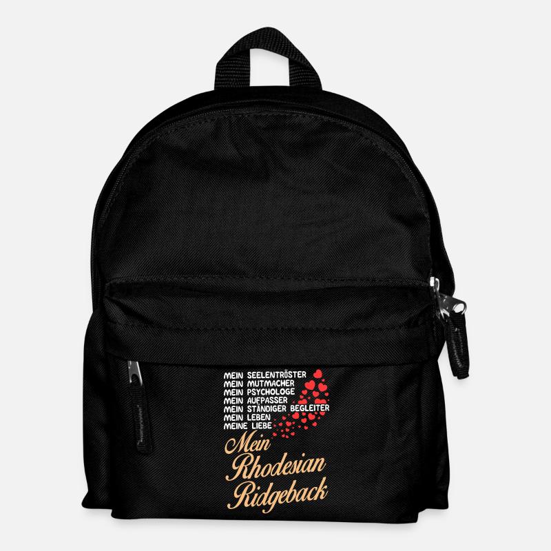 Rhodesian-Ridgeback- Mein - Kinder Rucksack - Schwarz