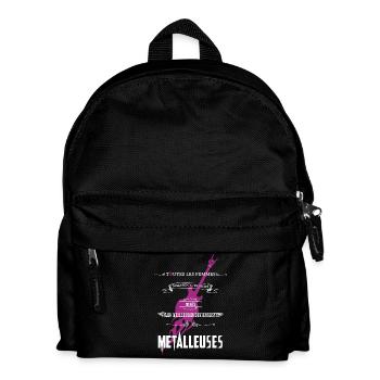 metalleuses.png - Sac à dos Enfant - noir - Devant