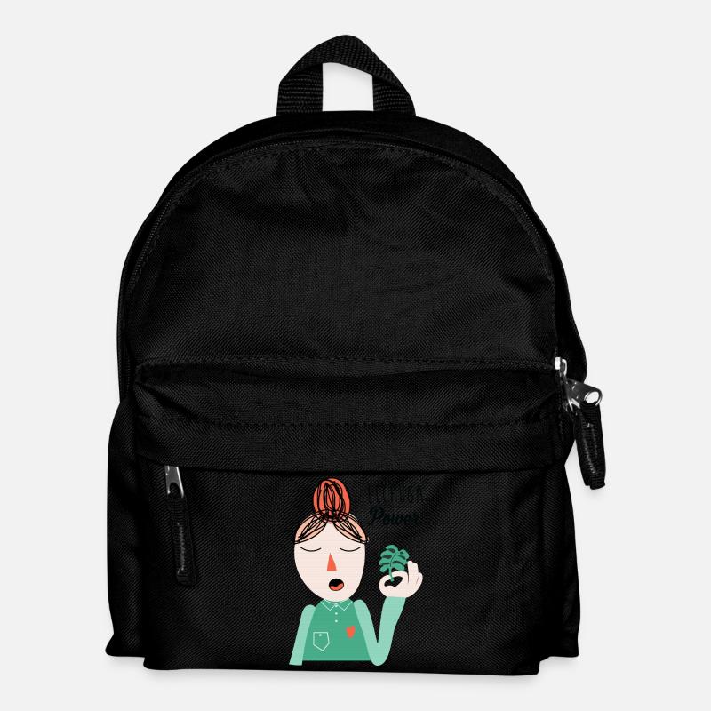 Macht Salat - Kinder Rucksack - Schwarz