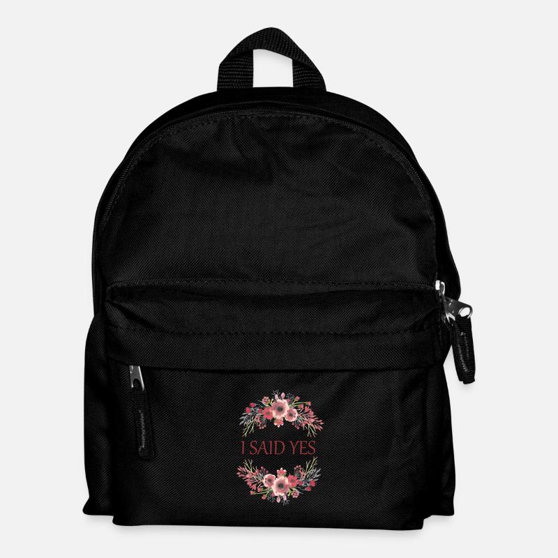 I said YES - Kinder Rucksack - Schwarz