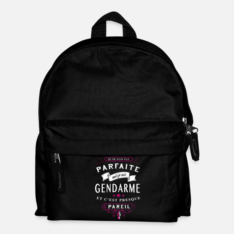 Gendarme Parfaite - Sac à dos Enfant - noir