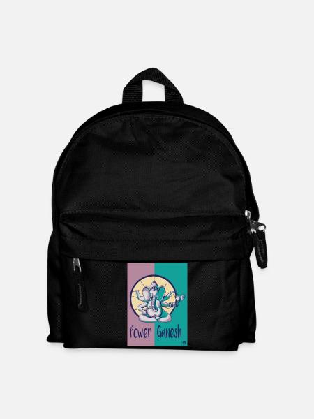 Power Ganesh - Kids' Backpack - black