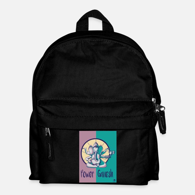 Macht Ganesh - Kinder Rucksack - Schwarz