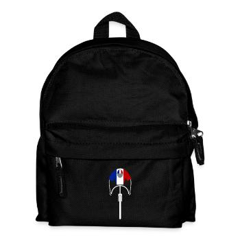 Faire du vélo France - Sac à dos Enfant - noir - Devant