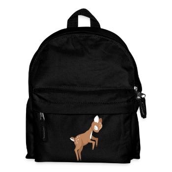 Fawn animal baby - Kids' Backpack - black - Front
