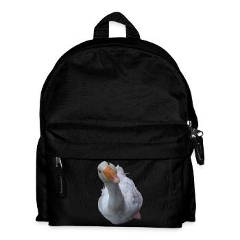 Gans - Kinder Rucksack - Schwarz - Vorne