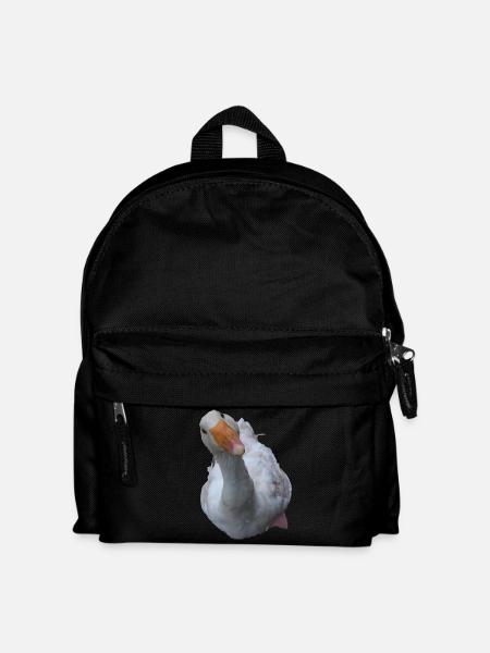 Gans - Kinder Rucksack - Schwarz