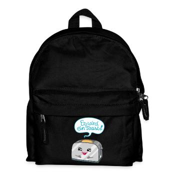 Es wird ein Toast! - Kinder Rucksack - Schwarz - Vorne