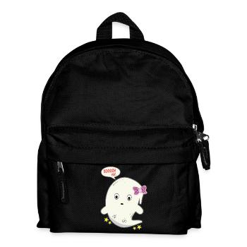 Cadeau fantôme fantôme mignon - Sac à dos Enfant - noir - Devant