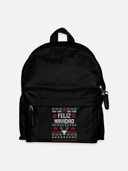 Feliz Navidad - Kinder Rucksack - Schwarz
